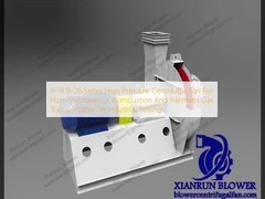 9-19 9-26 シリーズ 高圧遠心風扇 非自発燃焼と産業環境における無害なガス輸送